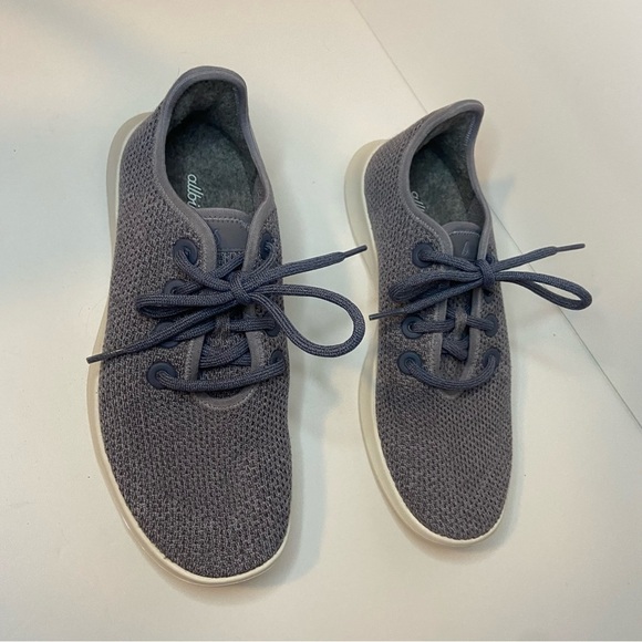 Allbirds Heather Blue Tree Runners Women’s Sneakers - Picture 8 of 8